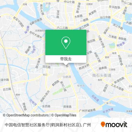 中国电信智慧社区服务厅(鹤洞新村社区店)地图