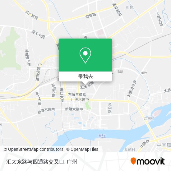 汇太东路与四通路交叉口地图