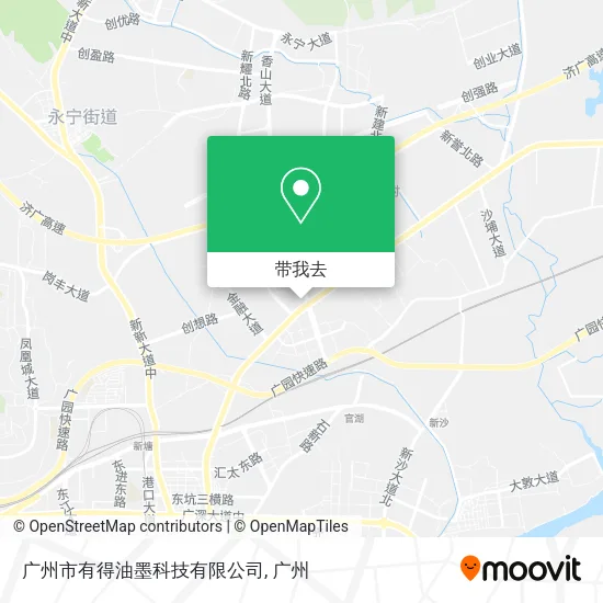广州市有得油墨科技有限公司地图