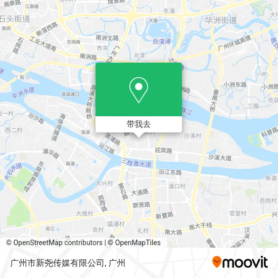 广州市新尧传媒有限公司地图