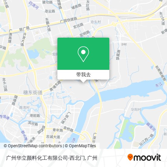 广州华立颜料化工有限公司-西北门地图