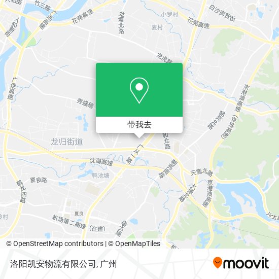 洛阳凯安物流有限公司地图