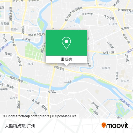 大熊猫奶茶地图