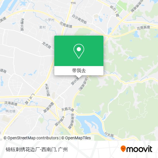 锦钰刺绣花边厂-西南门地图