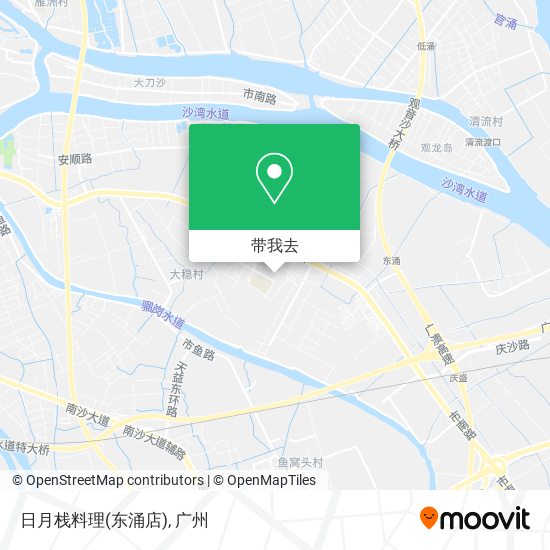 日月栈料理(东涌店)地图