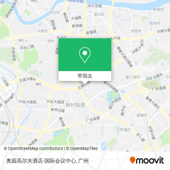 奥园高尔夫酒店-国际会议中心地图