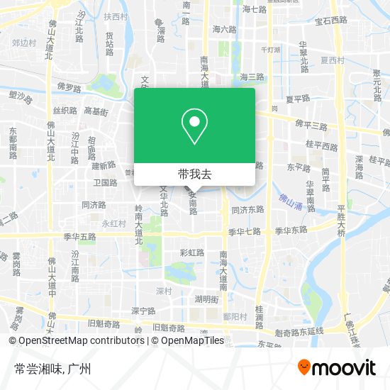 常尝湘味地图