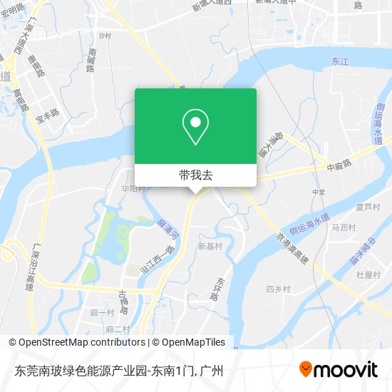 东莞南玻绿色能源产业园-东南1门地图