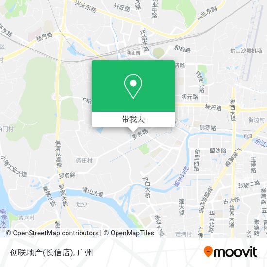 创联地产(长信店)地图