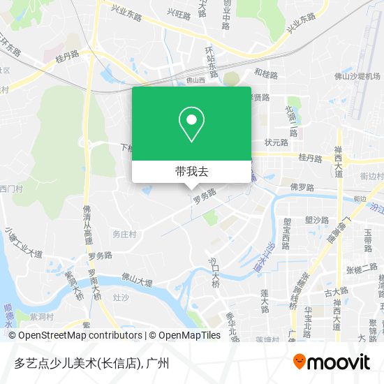 多艺点少儿美术(长信店)地图