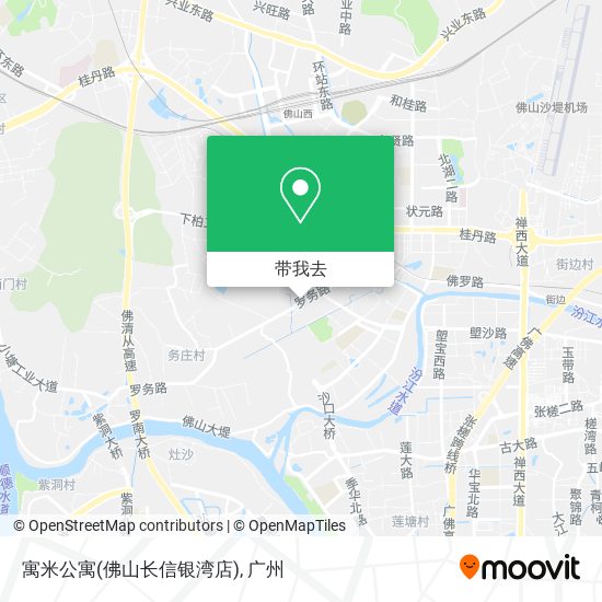 寓米公寓(佛山长信银湾店)地图