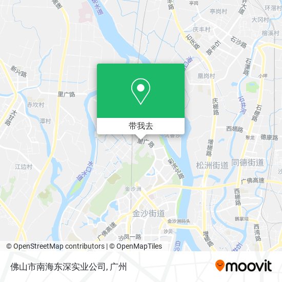 佛山市南海东深实业公司地图