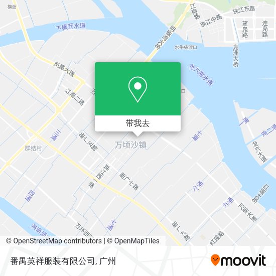 番禺英祥服装有限公司地图