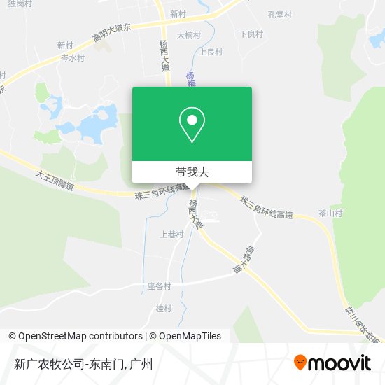 新广农牧公司-东南门地图