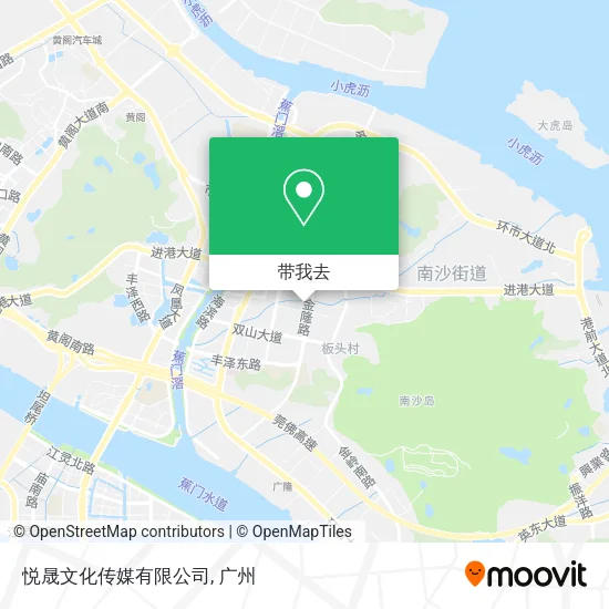 悦晟文化传媒有限公司地图