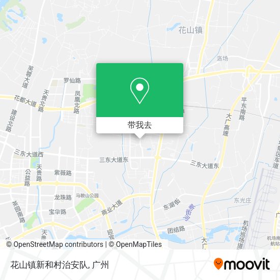 花山镇新和村治安队地图