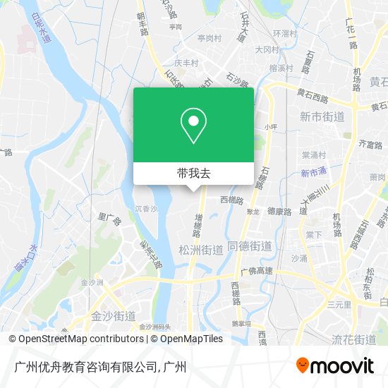 广州优舟教育咨询有限公司地图