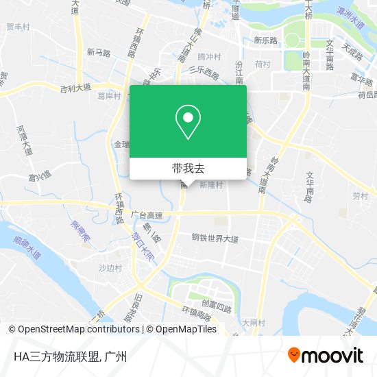 HA三方物流联盟地图
