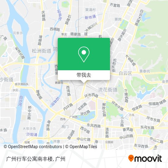广州行车公寓南丰楼地图