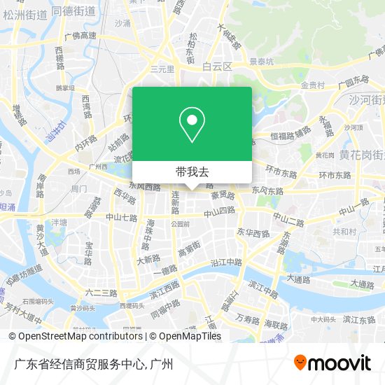 广东省经信商贸服务中心地图