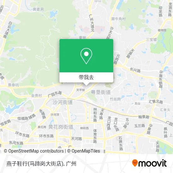燕子鞋行(马蹄岗大街店)地图
