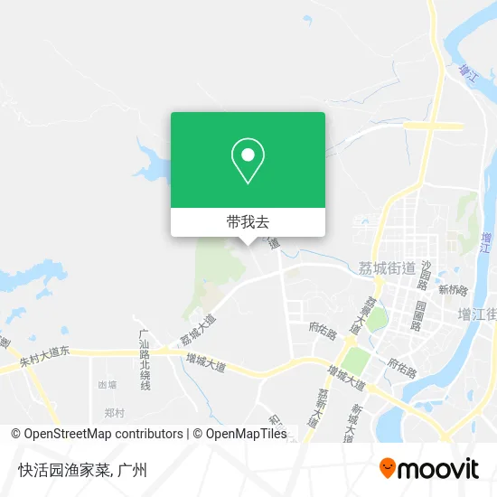 快活园渔家菜地图