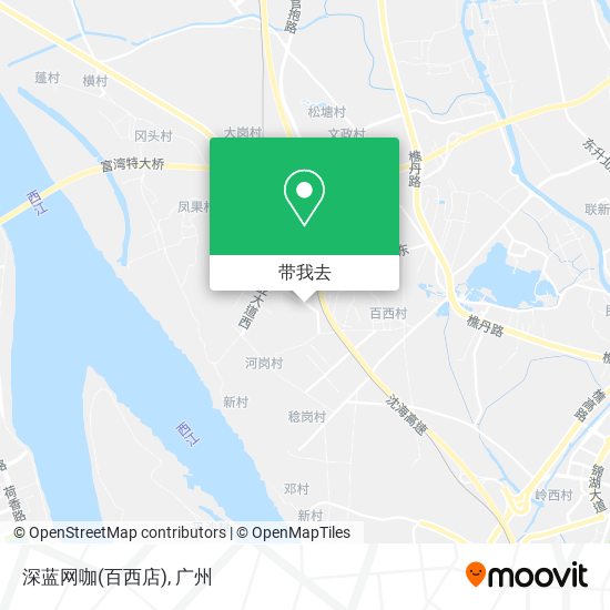深蓝网咖(百西店)地图