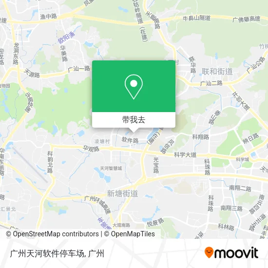 广州天河软件停车场地图