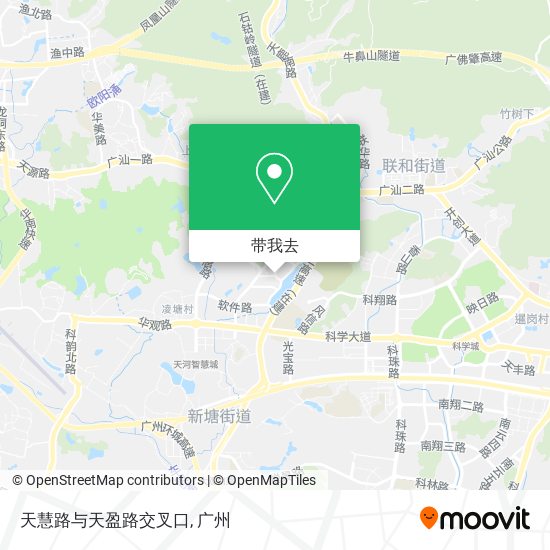 天慧路与天盈路交叉口地图