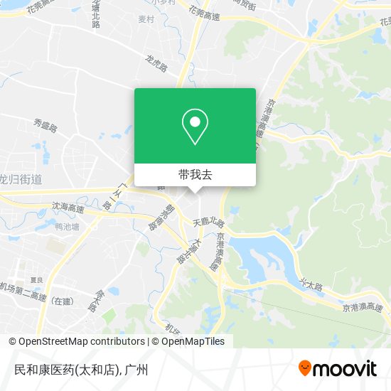 民和康医药(太和店)地图