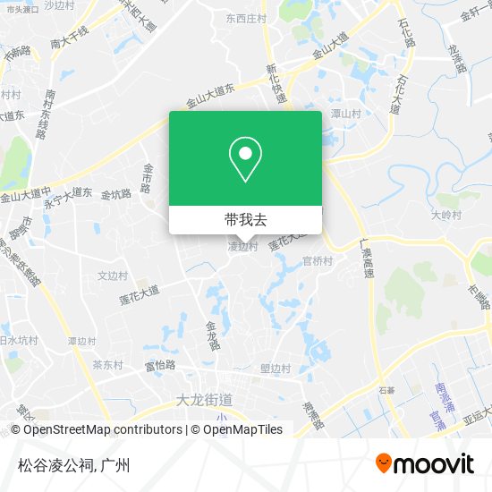 松谷凌公祠地图