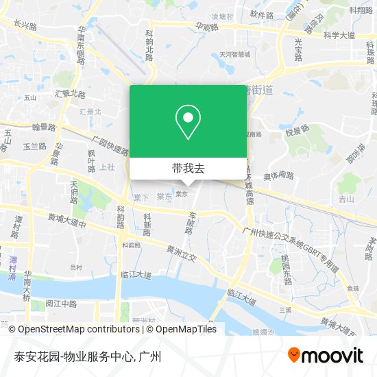 泰安花园-物业服务中心地图