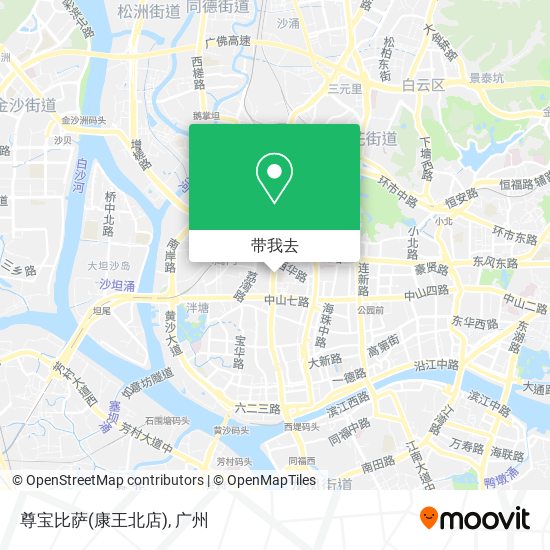 尊宝比萨(康王北店)地图
