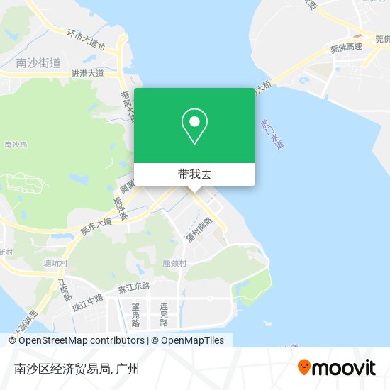 南沙区经济贸易局地图