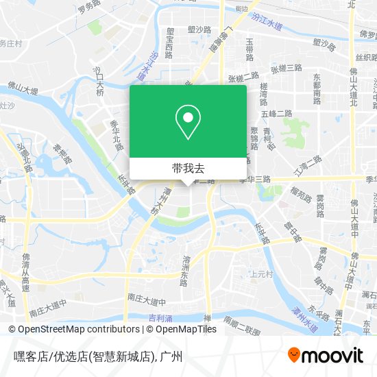 嘿客店/优选店(智慧新城店)地图