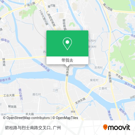 碧桂路与烈士南路交叉口地图