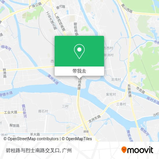 碧桂路与烈士南路交叉口地图