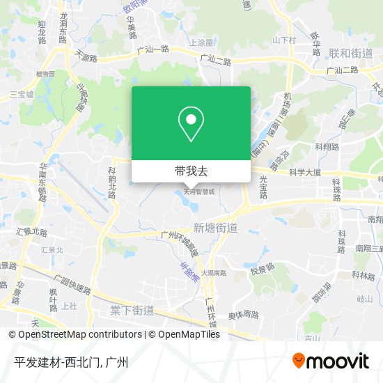 平发建材-西北门地图