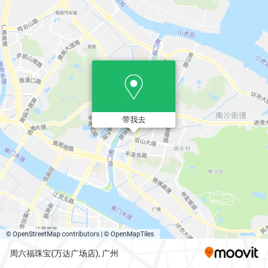 周六福珠宝(万达广场店)地图
