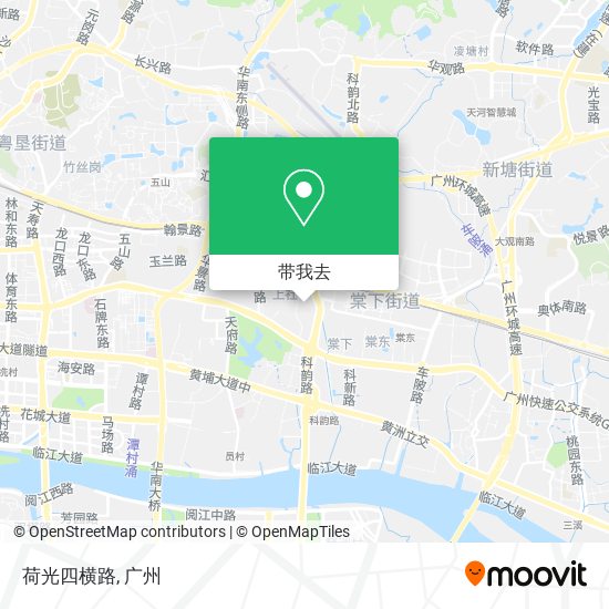 荷光四横路地图