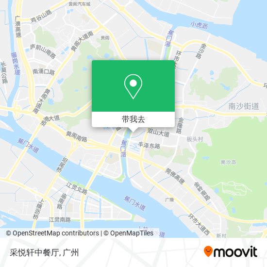 采悦轩中餐厅地图