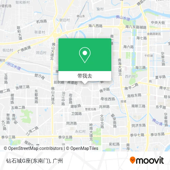钻石城G座(东南门)地图