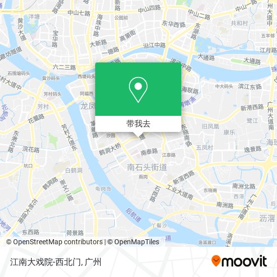 江南大戏院-西北门地图