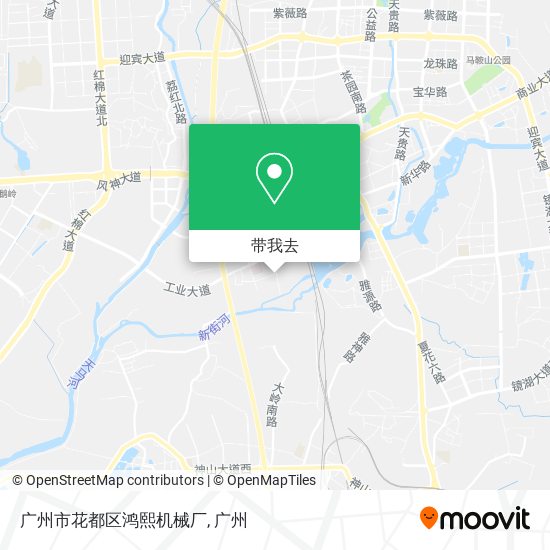 广州市花都区鸿熙机械厂地图