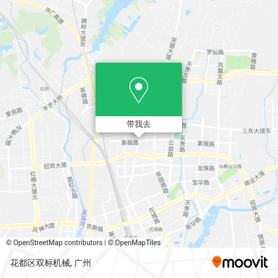 花都区双标机械地图