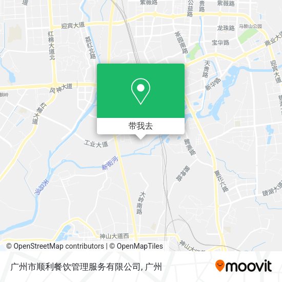 广州市顺利餐饮管理服务有限公司地图