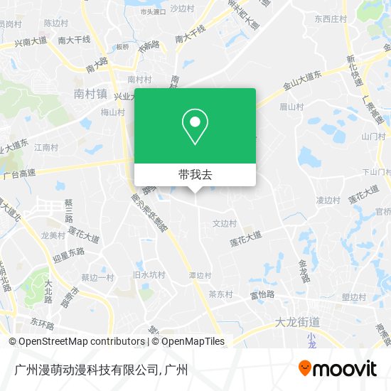 广州漫萌动漫科技有限公司地图