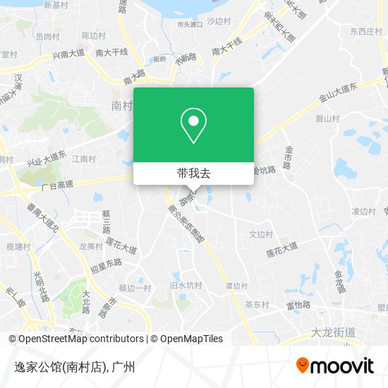 逸家公馆(南村店)地图