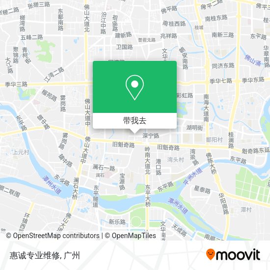 惠诚专业维修地图