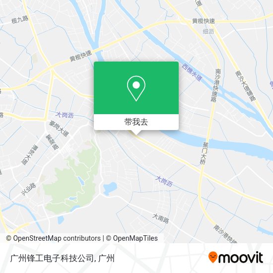 广州锋工电子科技公司地图